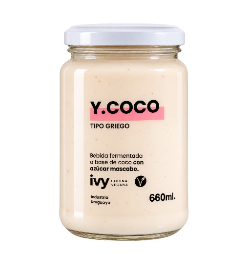 Yogur griego vegano de Coco con Azúcar Mascabo Ivy