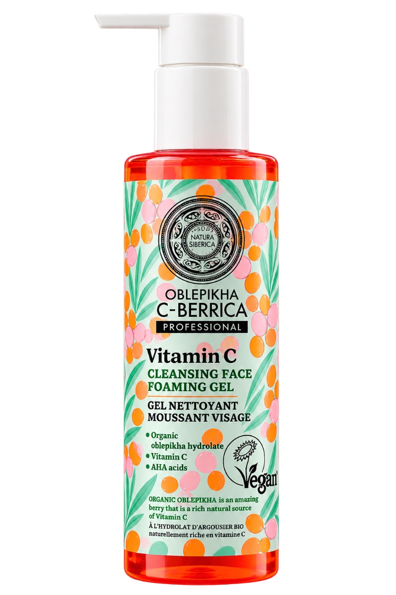 Oblepikha C-Berrica Professional – Gel Limpiador Facial con Vitamina C