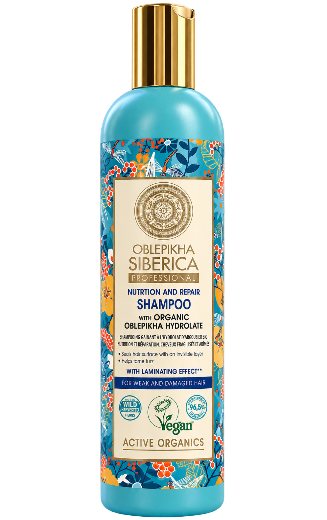 Shampoo orgánico vegano Oblepikha Siberica