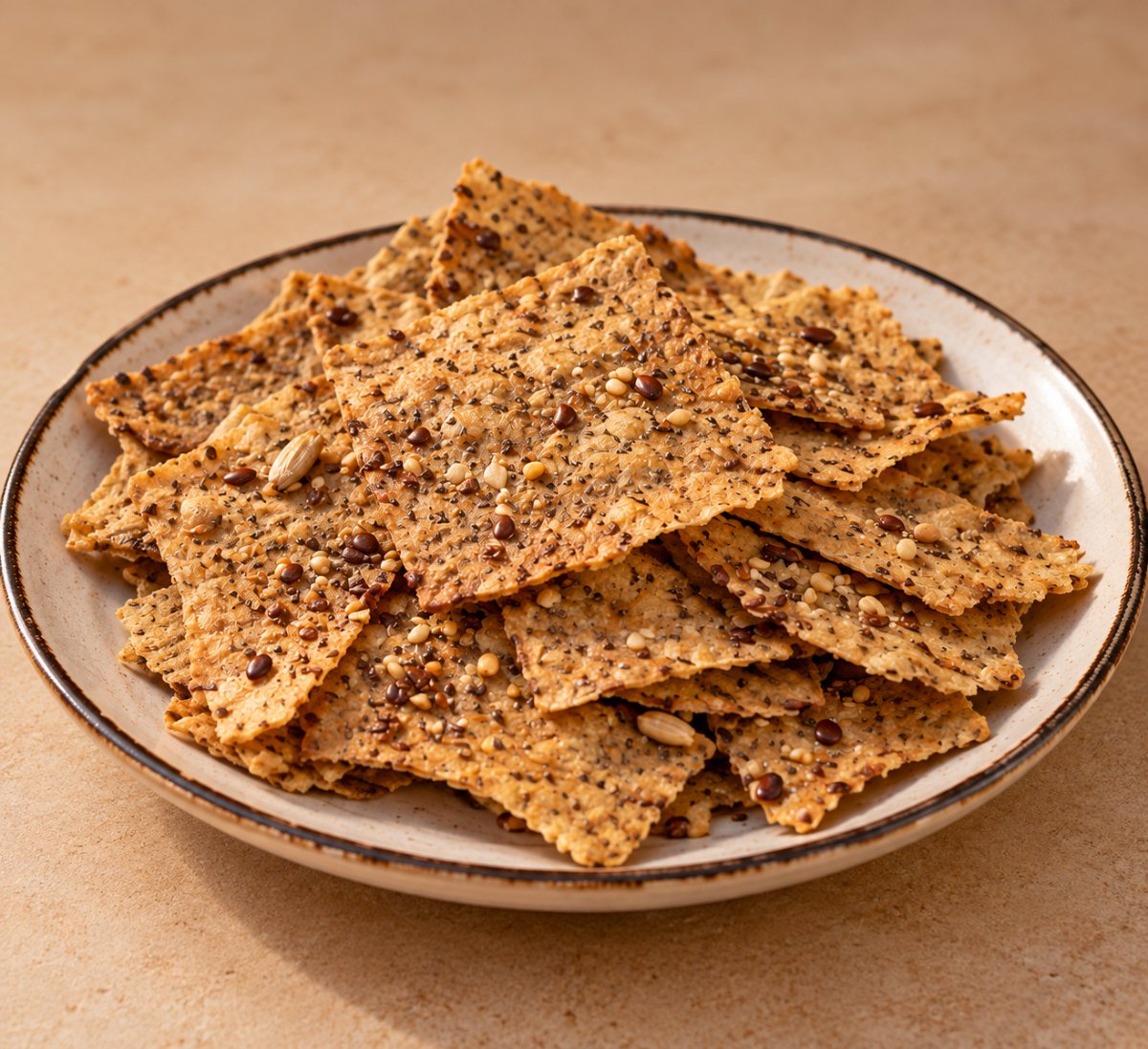 Cracker de semillas sin gluten