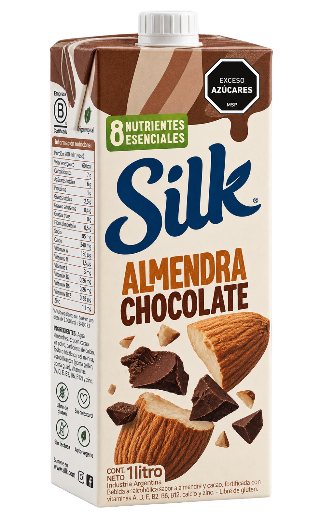 Leche de almendras con chocolate Silk