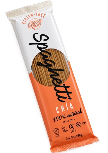 Spaghetti de chia Terra verde
