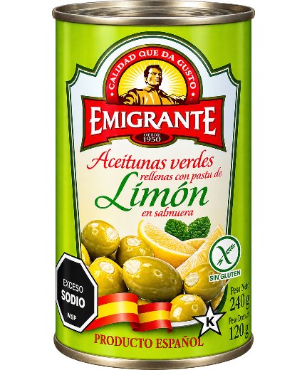 Aceitunas con limon lata Emigrante