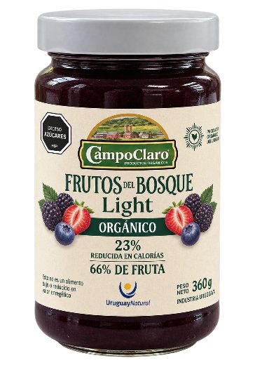 Mermelada light frutos del bosque Campoclaro