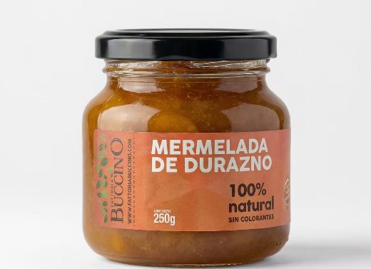 Mermelada durazno Buccino