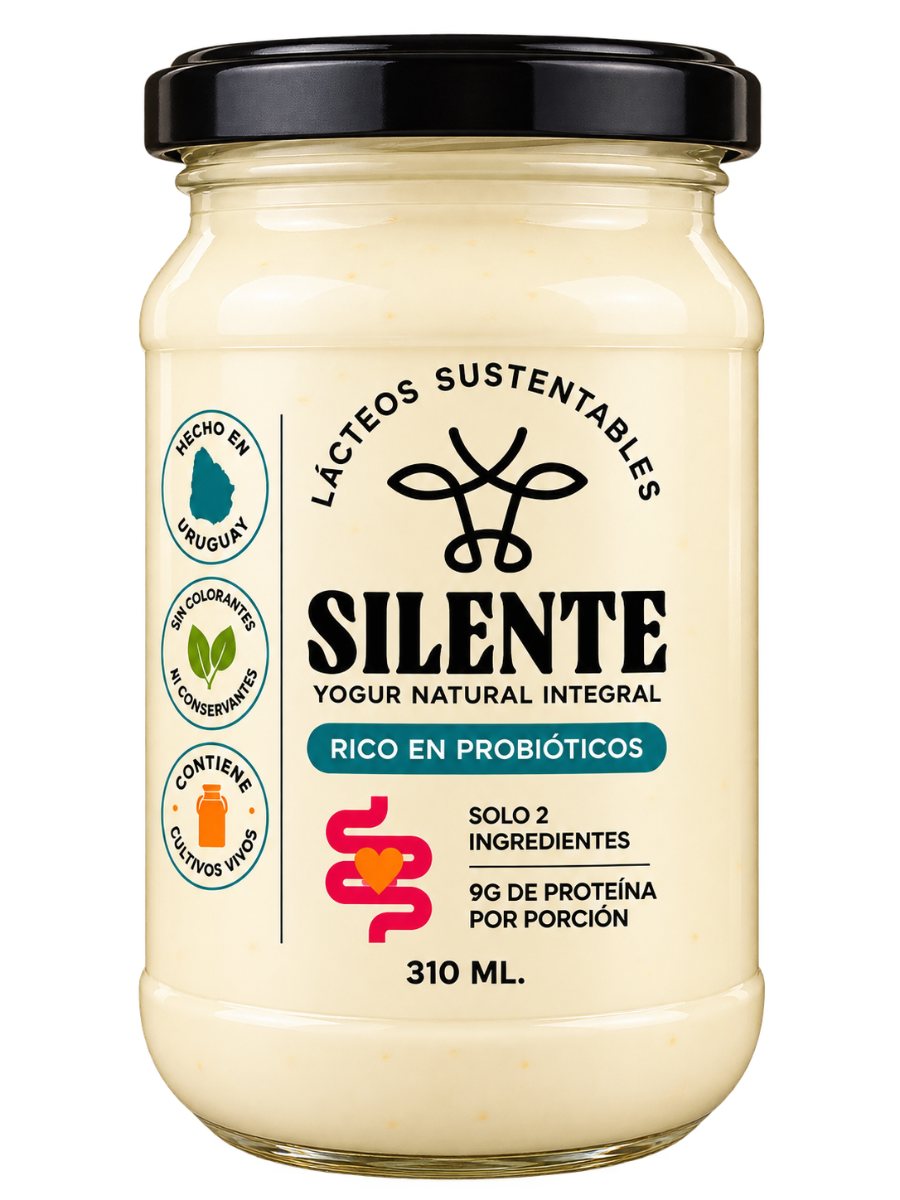 El silente yogurt natural