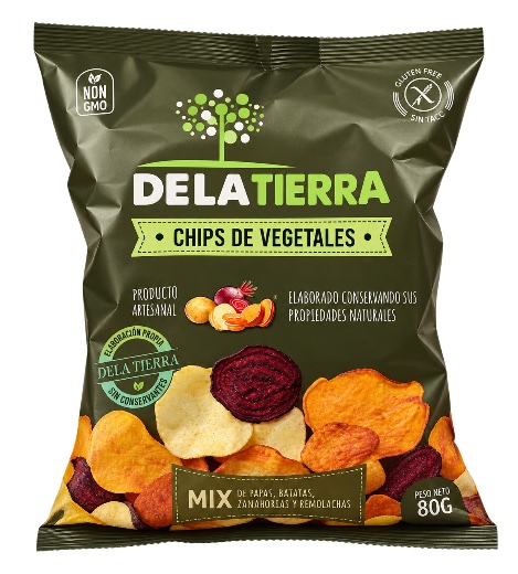 Chips de Vegetales 80 g De la tierra