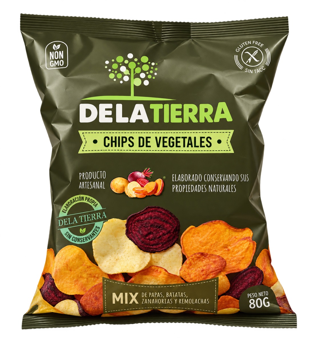 Chips de Vegetales 80 g