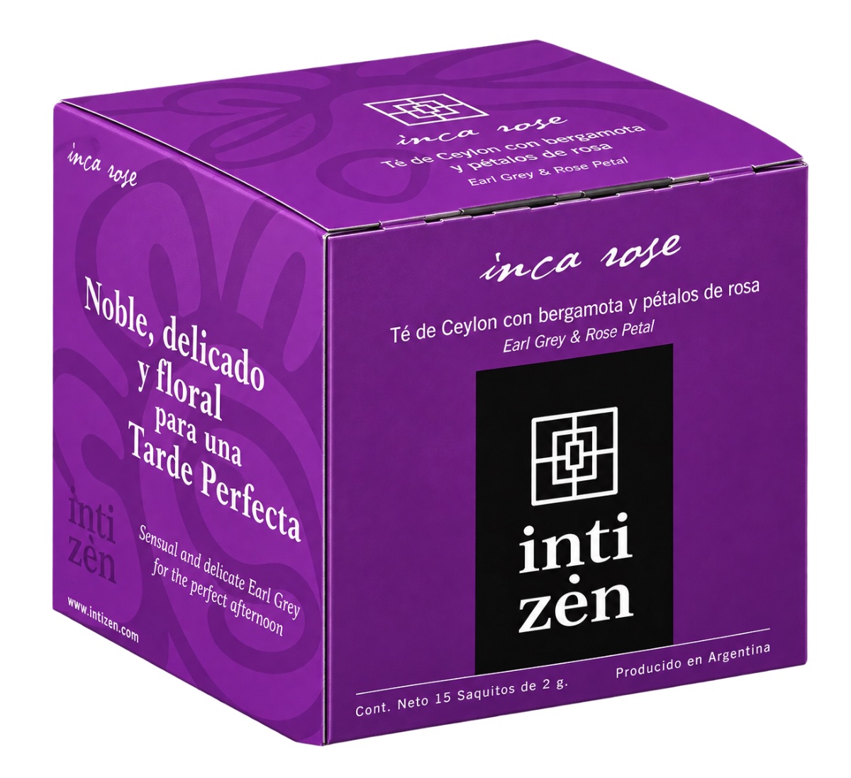 Inca Rose – Té de Ceylon con Bergamota y Pétalos de Rosa x 15 saquitos