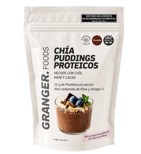 Chía Puddings Proteicos Chocolate 280 g Granger Foods