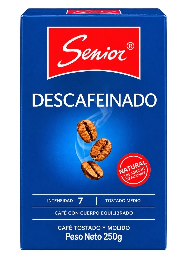 Cafe descafeinado Senior