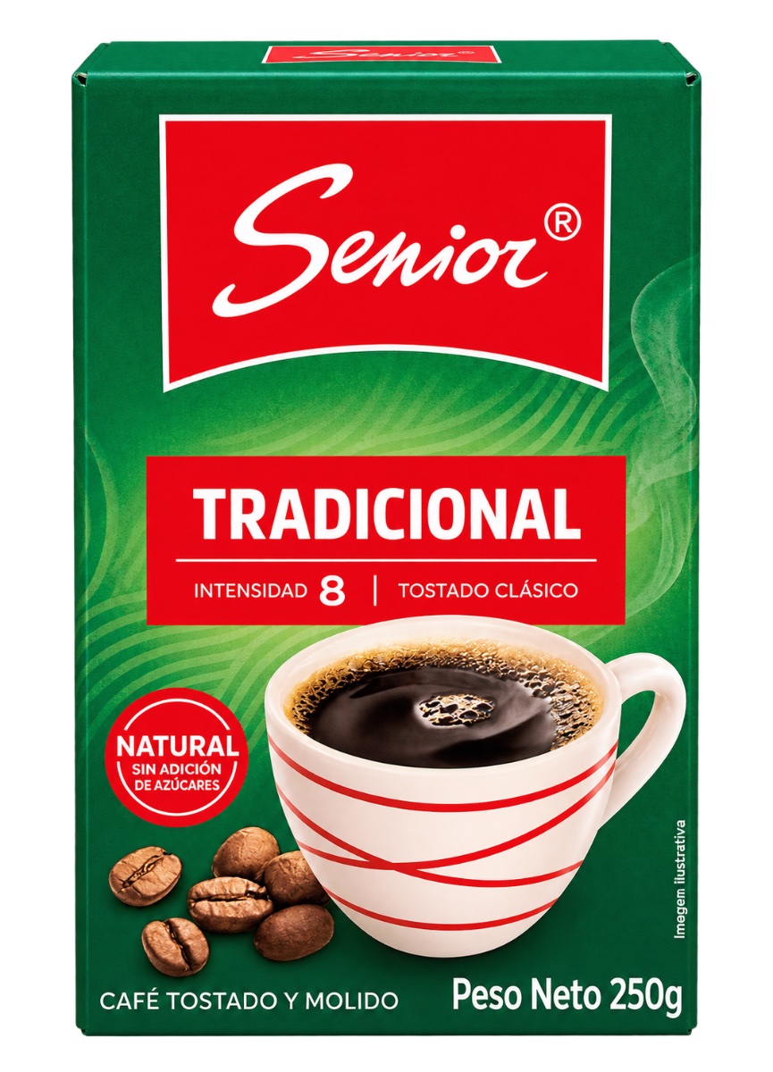 Café tradicional tostado y molido
