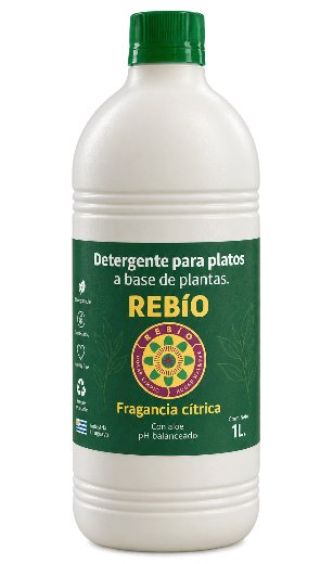Detergente para platos a base de plantas Rebio