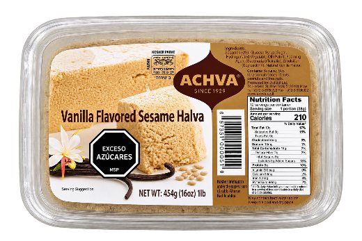 Halva de sésamo sabor vainilla Achva