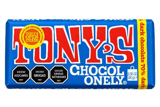 Chocolate amargo 70% Tonys