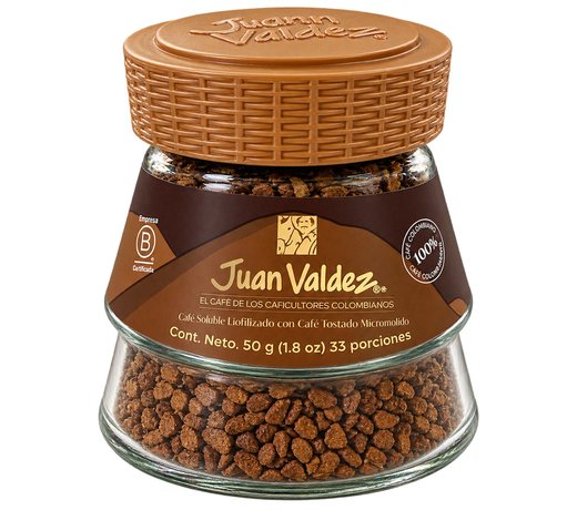 Cafe liofilizado Juan Valdez