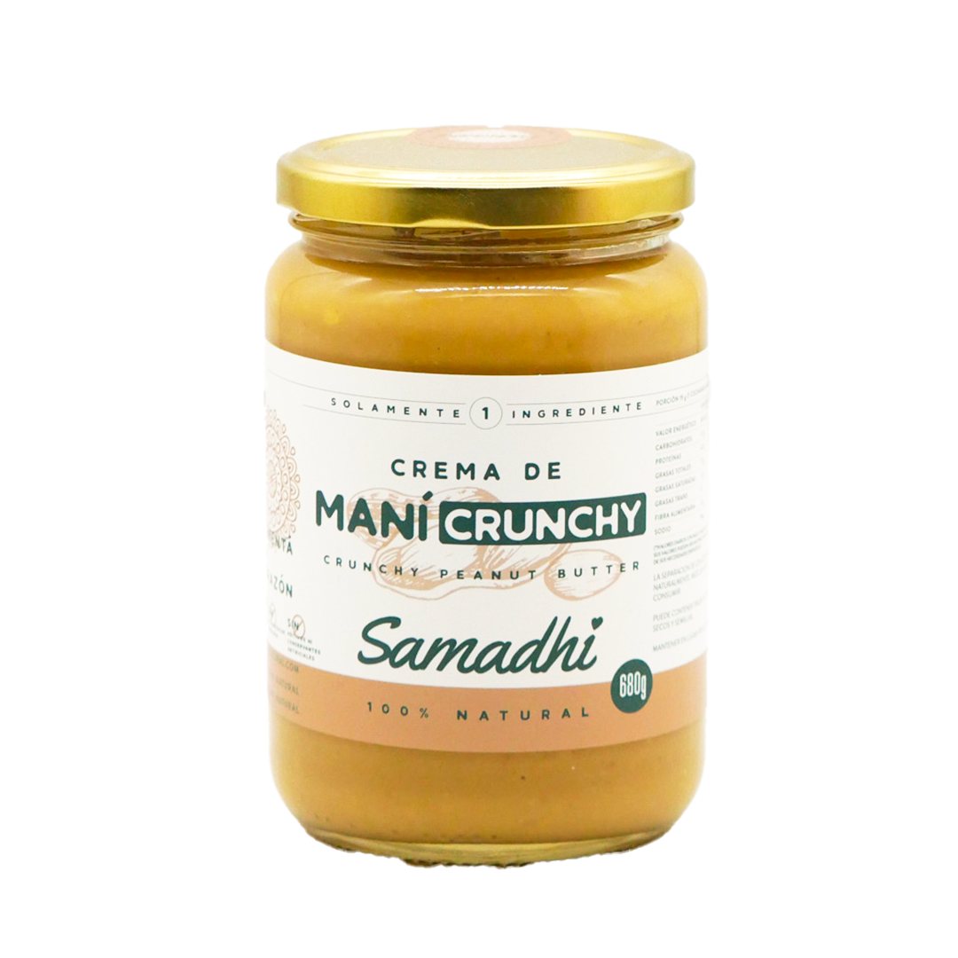 Crema de mani crunchy