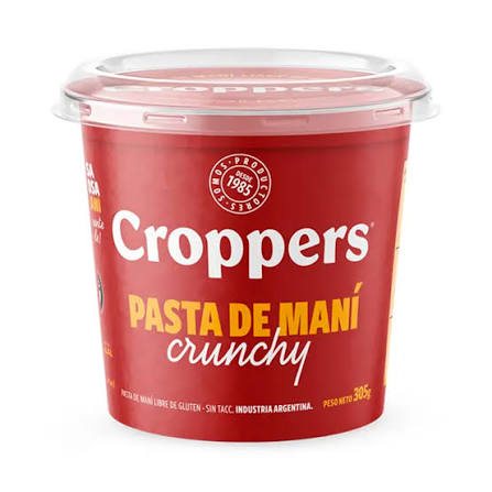 Croppers pasta de mani crunchy