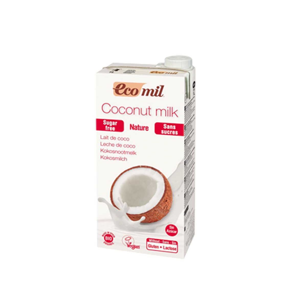 Leche de coco sin azucar