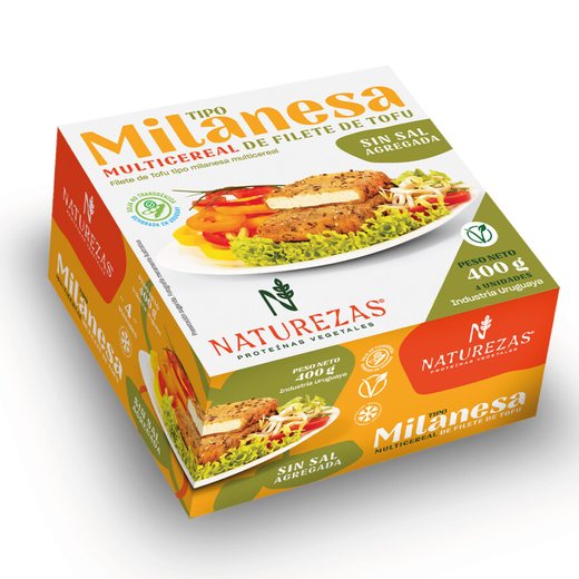 Milanesa multicereal de tofu Naturezas